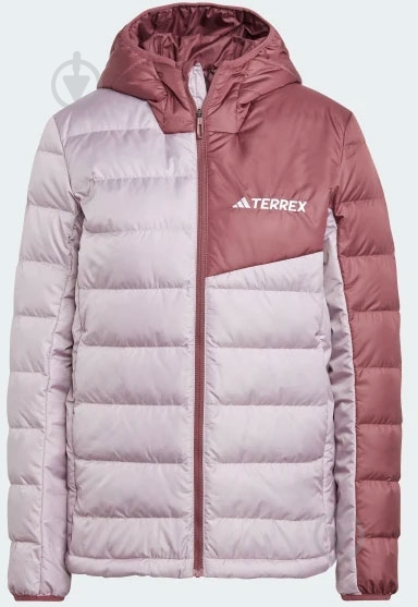 Куртка жіноча Adidas Terrex Multi Light Down Hooded JE6717 р.M рожевий - фото 6 Куртка жіноча Adidas Terrex Multi Light Down Hooded JE6717 р.M рожевий - фото 6