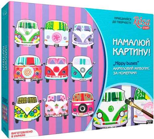 Набор для творчества Hippy buses Rosa Start - фото 2 Набор для творчества Hippy buses Rosa Start - фото 2