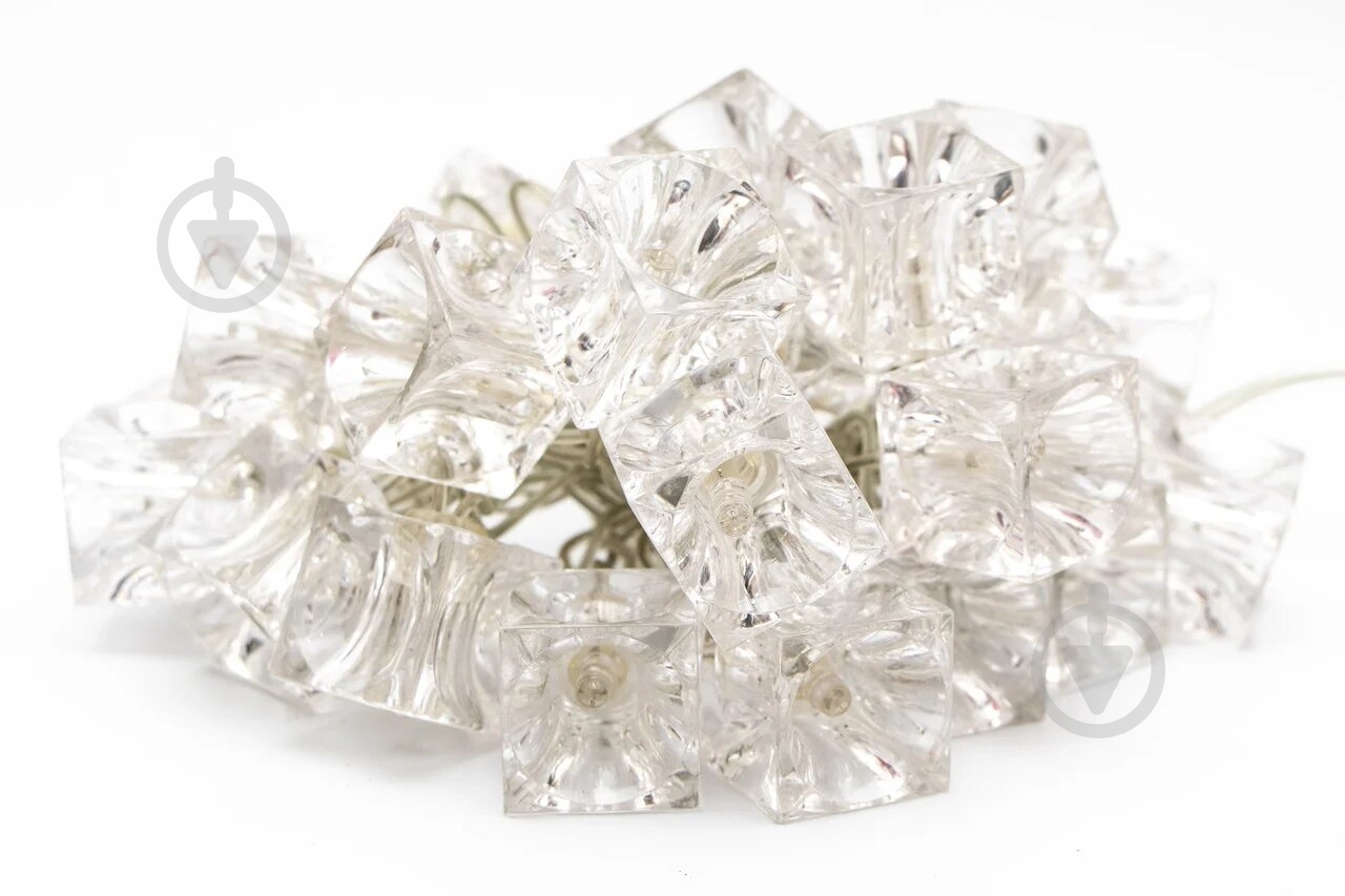 Электрогирлянда акриловая синяя 5мх20 см с внешним адаптором светодиодная (LED) 24 ламп - фото 1