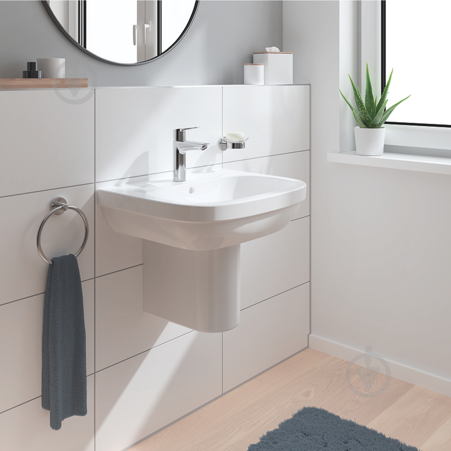 Смеситель для умывальника Grohe QuickFix Start M-Size 24204002 - фото 7