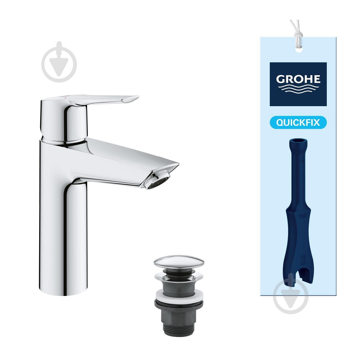 Смеситель для умывальника Grohe QuickFix Start M-Size 24204002 - фото 1