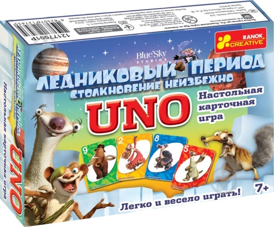 Гра настільна Ранок Uno Льодовиковий період 264314 - фото 1