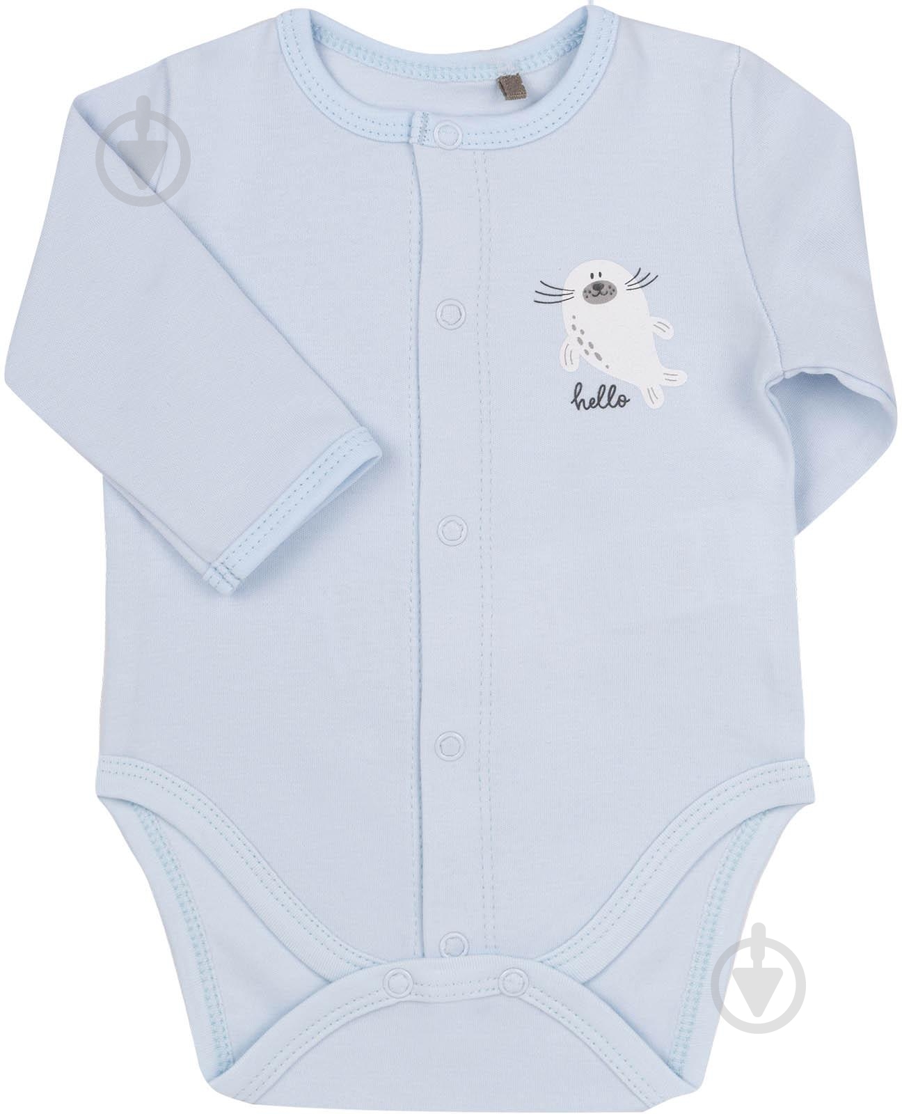 Боді унісекс Bembi БД59 р.74 світло-блакитний 1059101134.A0F - фото 1