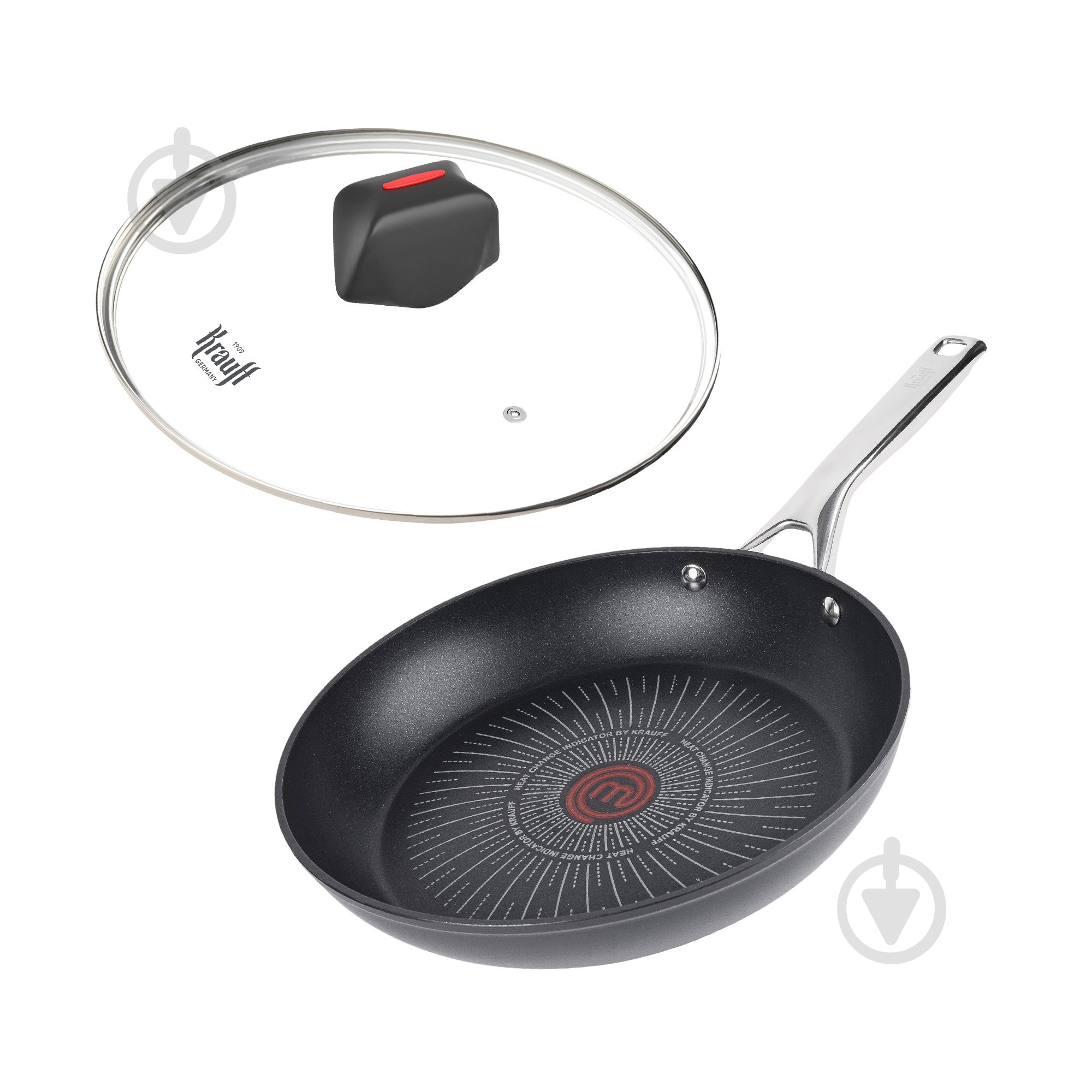 Сковорода з кришкою Krauff MasterChef 26 см 25-45-258 - фото 2 Сковорода з кришкою Krauff MasterChef 26 см 25-45-258 - фото 2