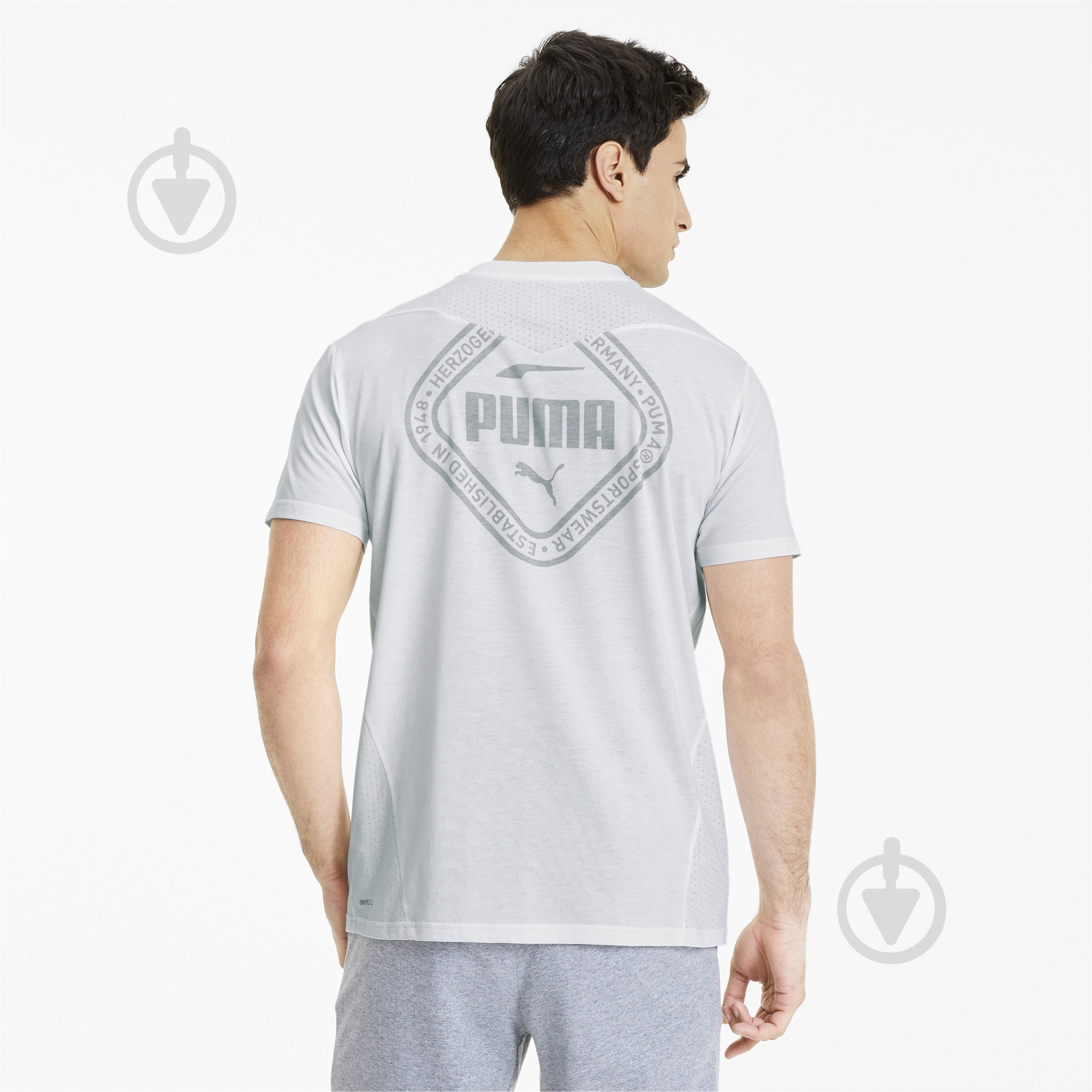 Футболка Puma Collective Triblend Tee 51899203 р.L белый - фото 4