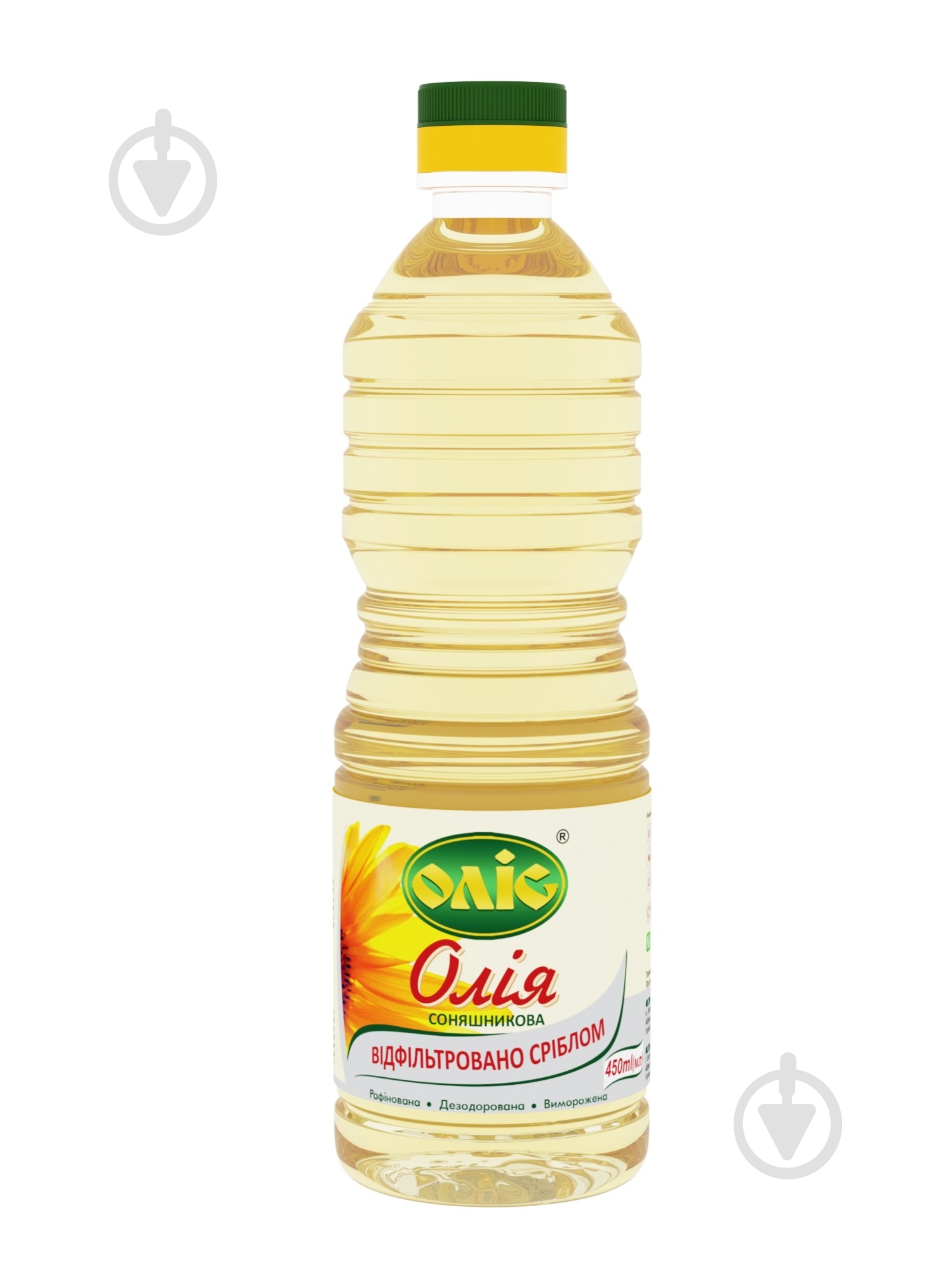 Масло подсолнечное ТМ Оліс 450 мл - фото 1