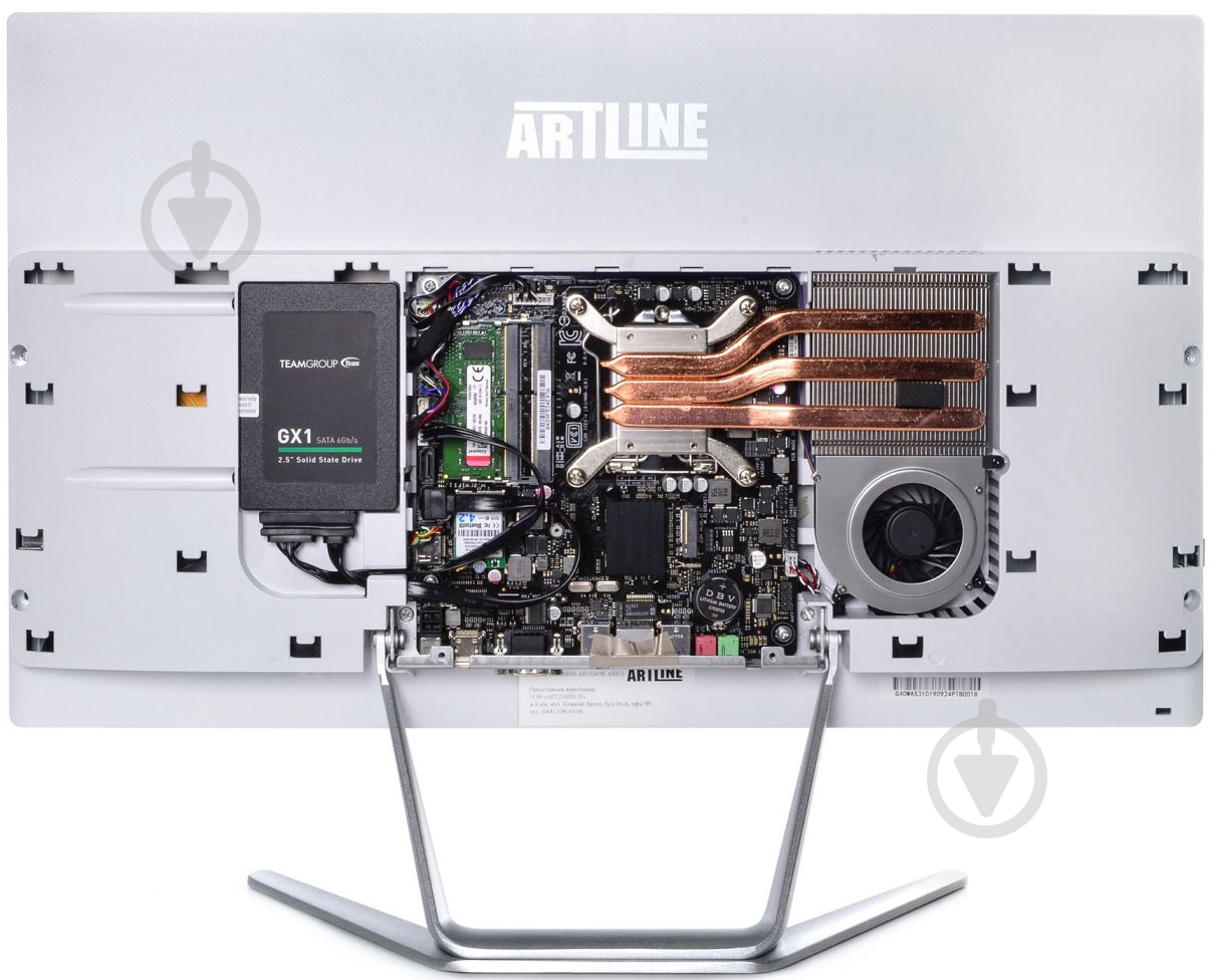 Моноблок Artline Home 23,8 (G43v14w) black/silver - фото 4