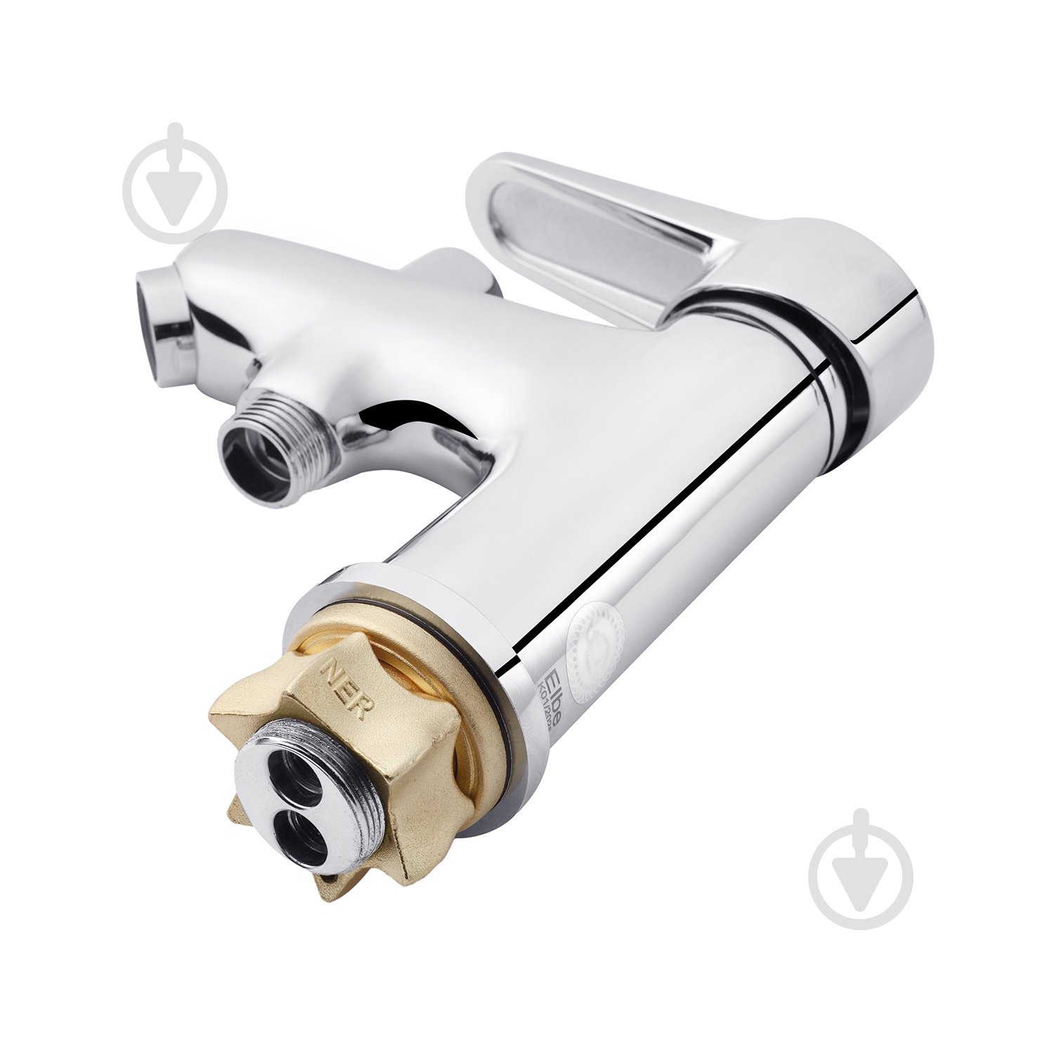 Змішувач для умивальника Kroner KRM Elbe - C015 з гігієнічним душем - фото 7 Змішувач для умивальника Kroner KRM Elbe - C015 з гігієнічним душем - фото 7