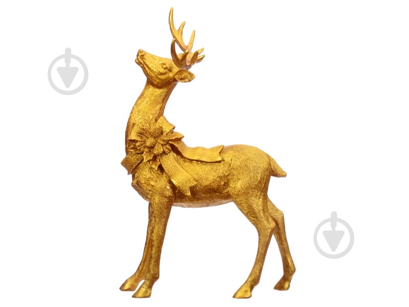 Фігурка декоративна Lefard Олень золото 34 см 919-269 919-269 - фото 1 Фігурка декоративна Lefard Олень золото 34 см 919-269 919-269 - фото 1