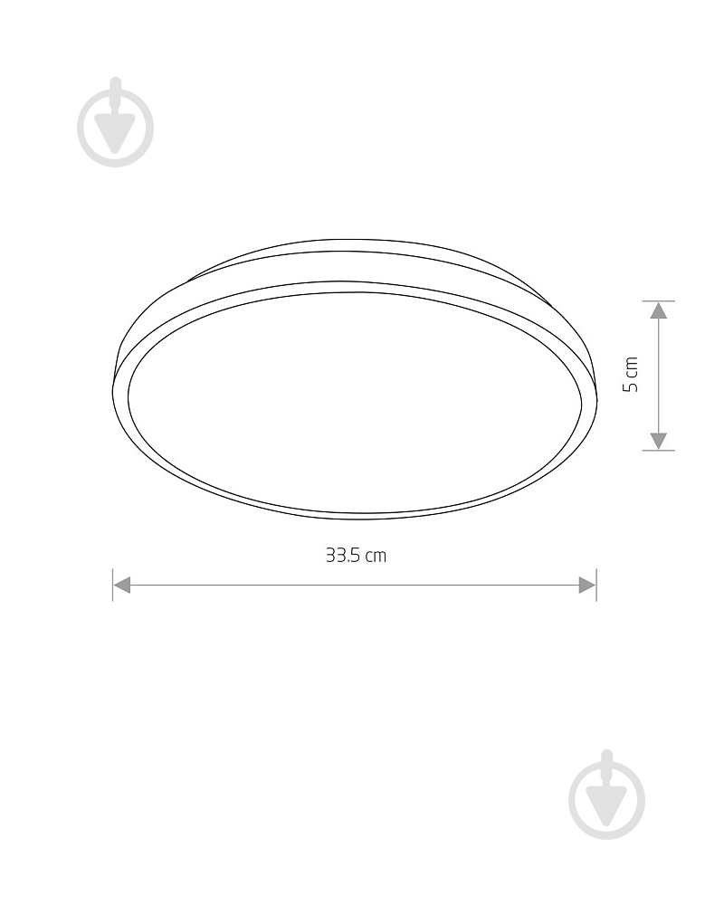 Светильник потолочный Nowodvorski Agnes Round 22 Вт черный 3000 К 10971 - фото 6
