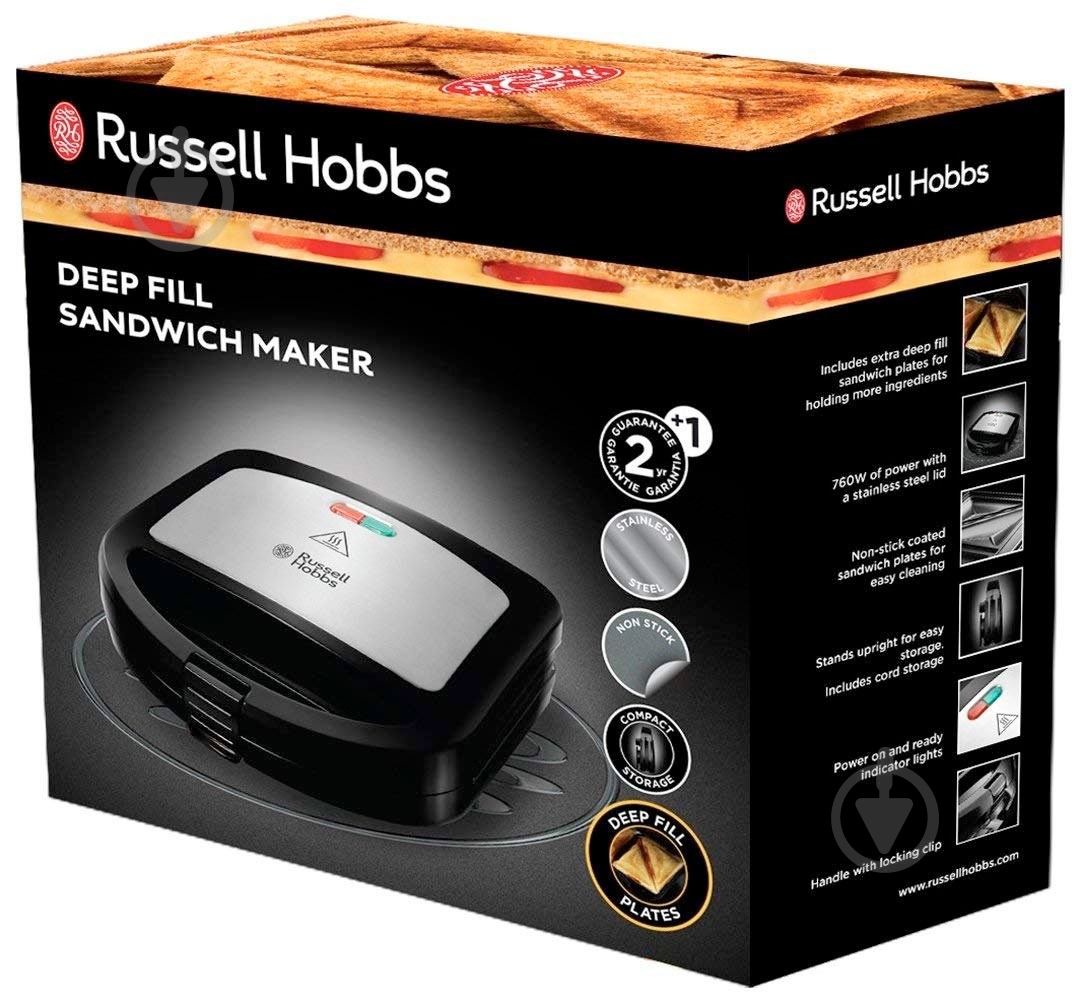 Бутербродница Russell Hobbs 24530-56 - фото 6