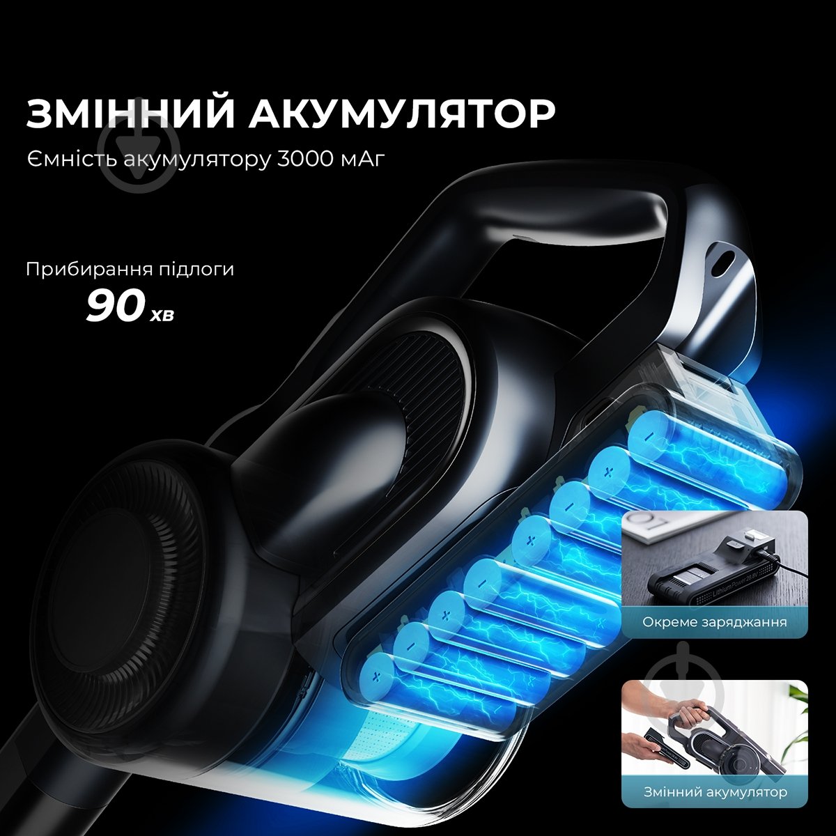 Пилосос акумуляторний JIMMY H11 PRO black - фото 3 Пилосос акумуляторний JIMMY H11 PRO black - фото 3