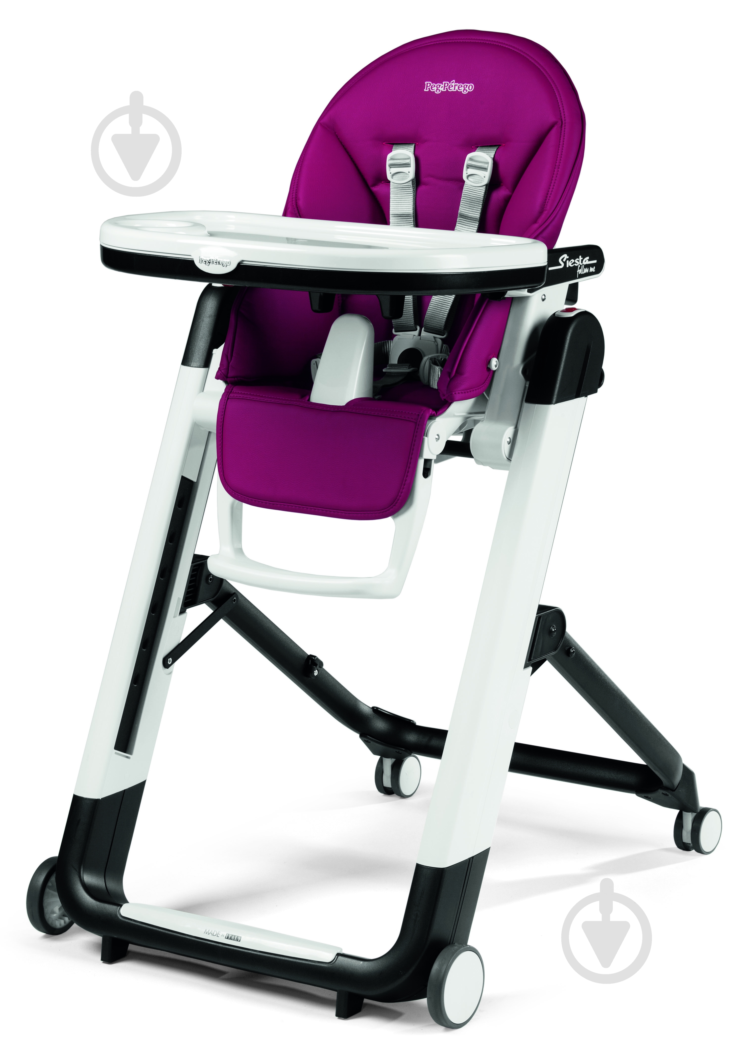 Стільчик для годування Peg-Perego Siesta Follow Me Berry (малиновий) - фото 1
