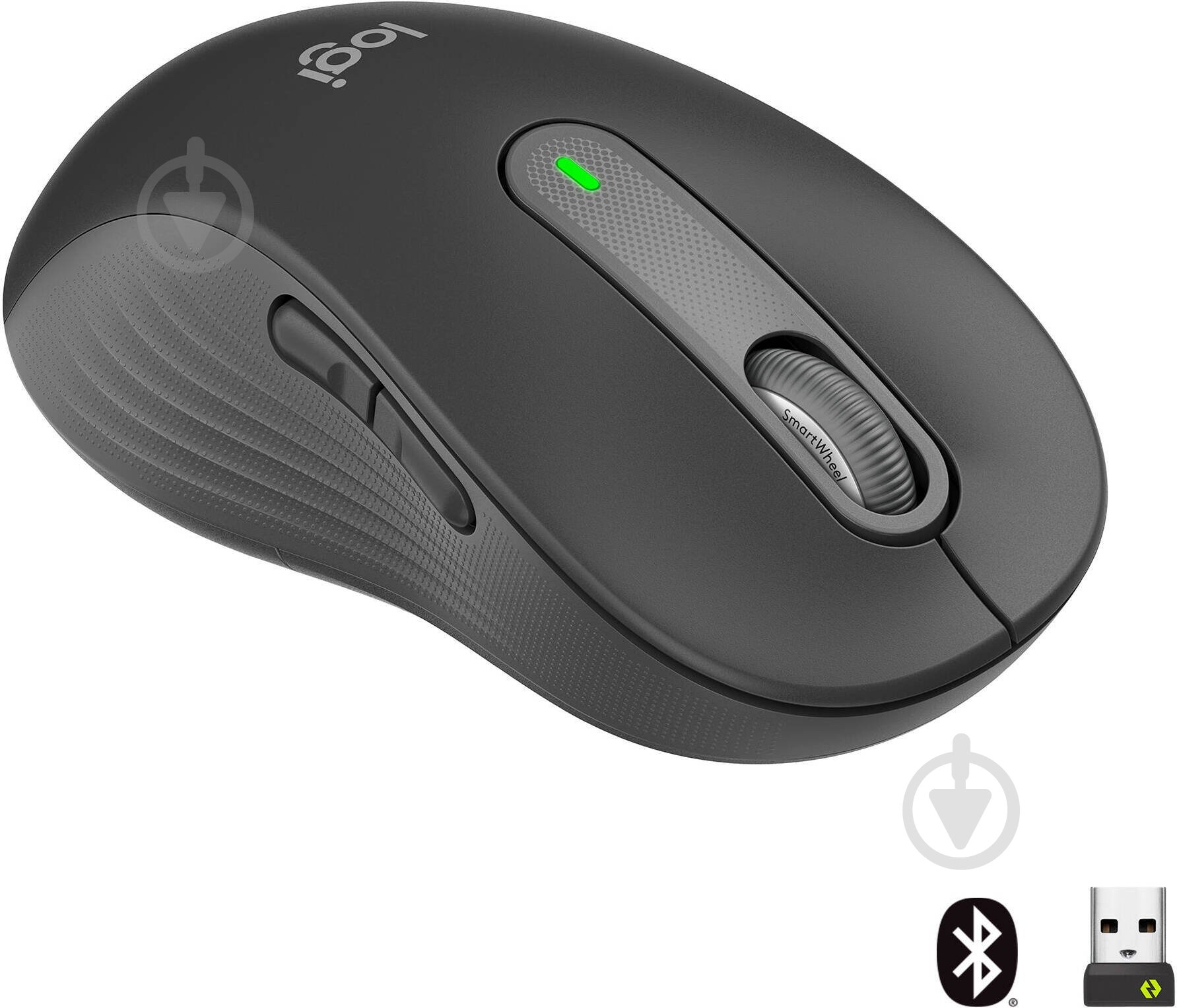 Мышь Logitech Signature M650 L Wireless Mouse LEFT graphite (910-006239) - фото 1 Мышь Logitech Signature M650 L Wireless Mouse LEFT graphite (910-006239) - фото 1