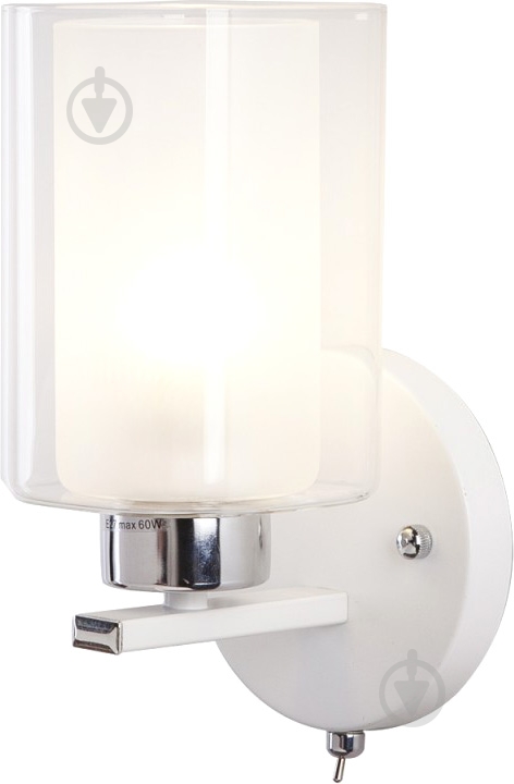 Бра Victoria Lighting 1x60 Вт E27 білий Nill/AP1 - фото 1 Бра Victoria Lighting 1x60 Вт E27 білий Nill/AP1 - фото 1
