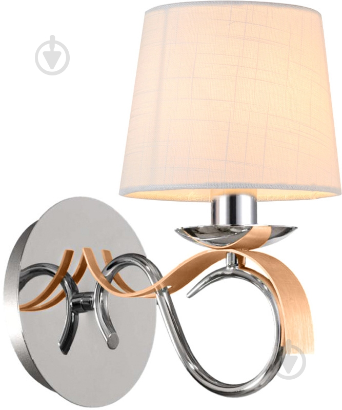 Бра Victoria Lighting 1x40 Вт E14 хром/мідь Rosalia/AP1 - фото 2 Бра Victoria Lighting 1x40 Вт E14 хром/мідь Rosalia/AP1 - фото 2