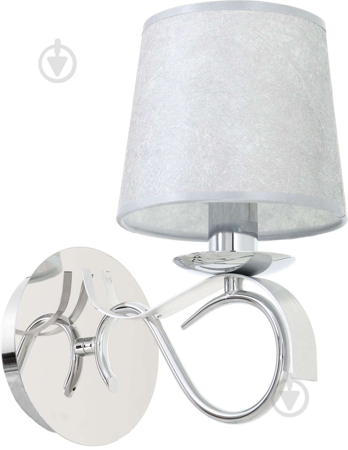 Бра Victoria Lighting 1x40 Вт E14 хром/серебро Rosalia/AP1 - фото 1