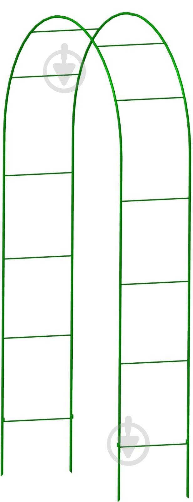 Арка садовая Standart-Ультра 2400х1400х400 мм (зелёная) - фото 1