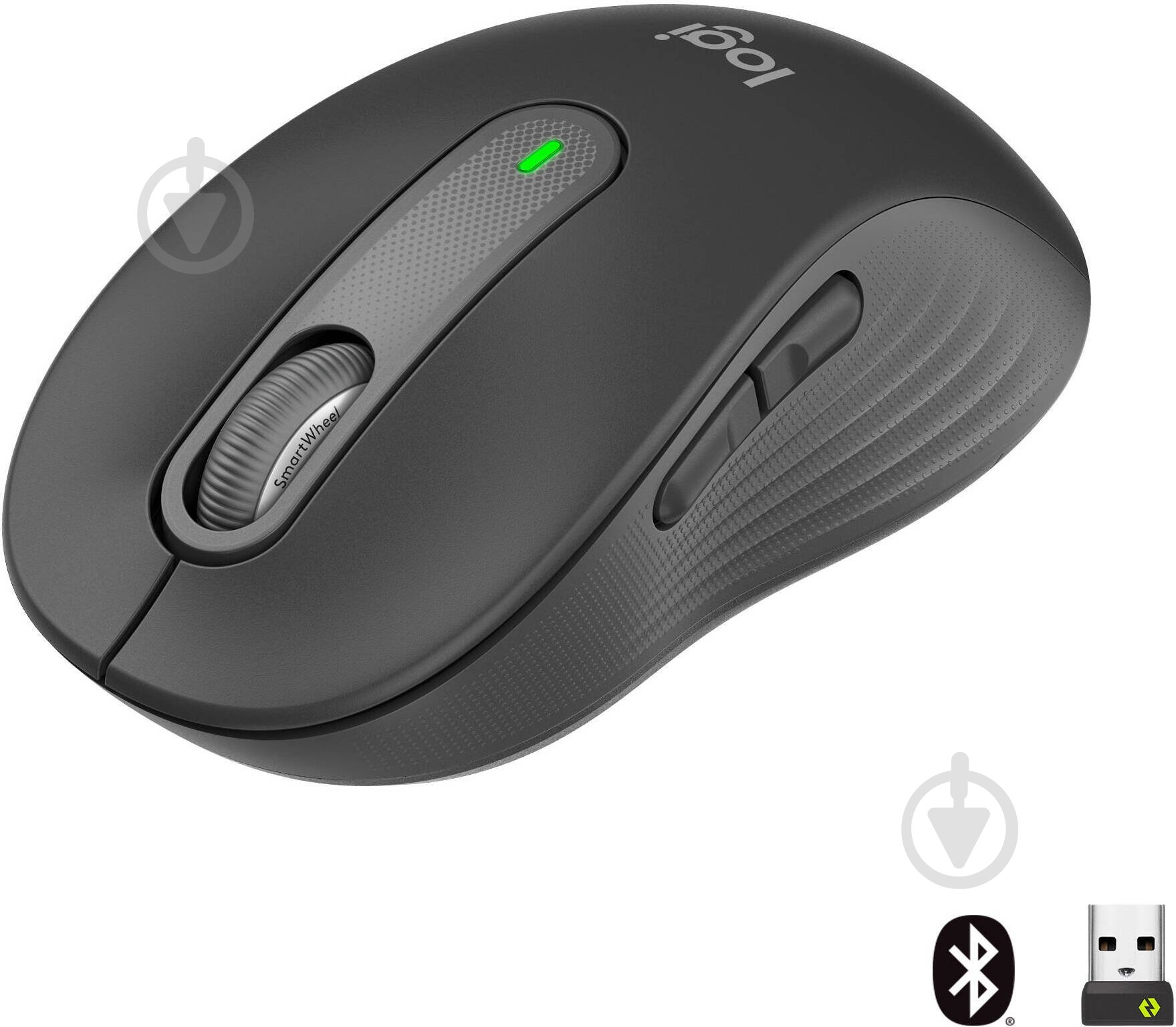 Мышь Logitech Signature M650 Wireless Mouse black (910-006253) - фото 1 Мышь Logitech Signature M650 Wireless Mouse black (910-006253) - фото 1