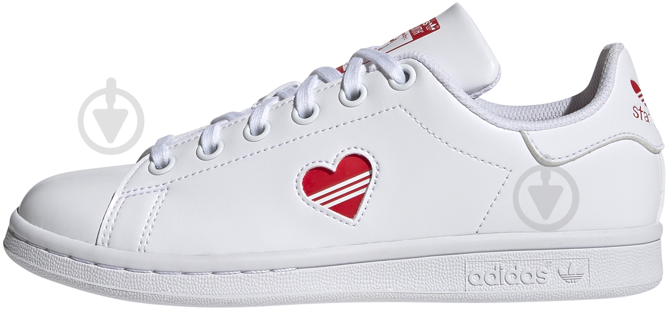 Кроссовки для девочек демисезонные Adidas STAN SMITH J FY4481 р.36 2/3 белые - фото 3