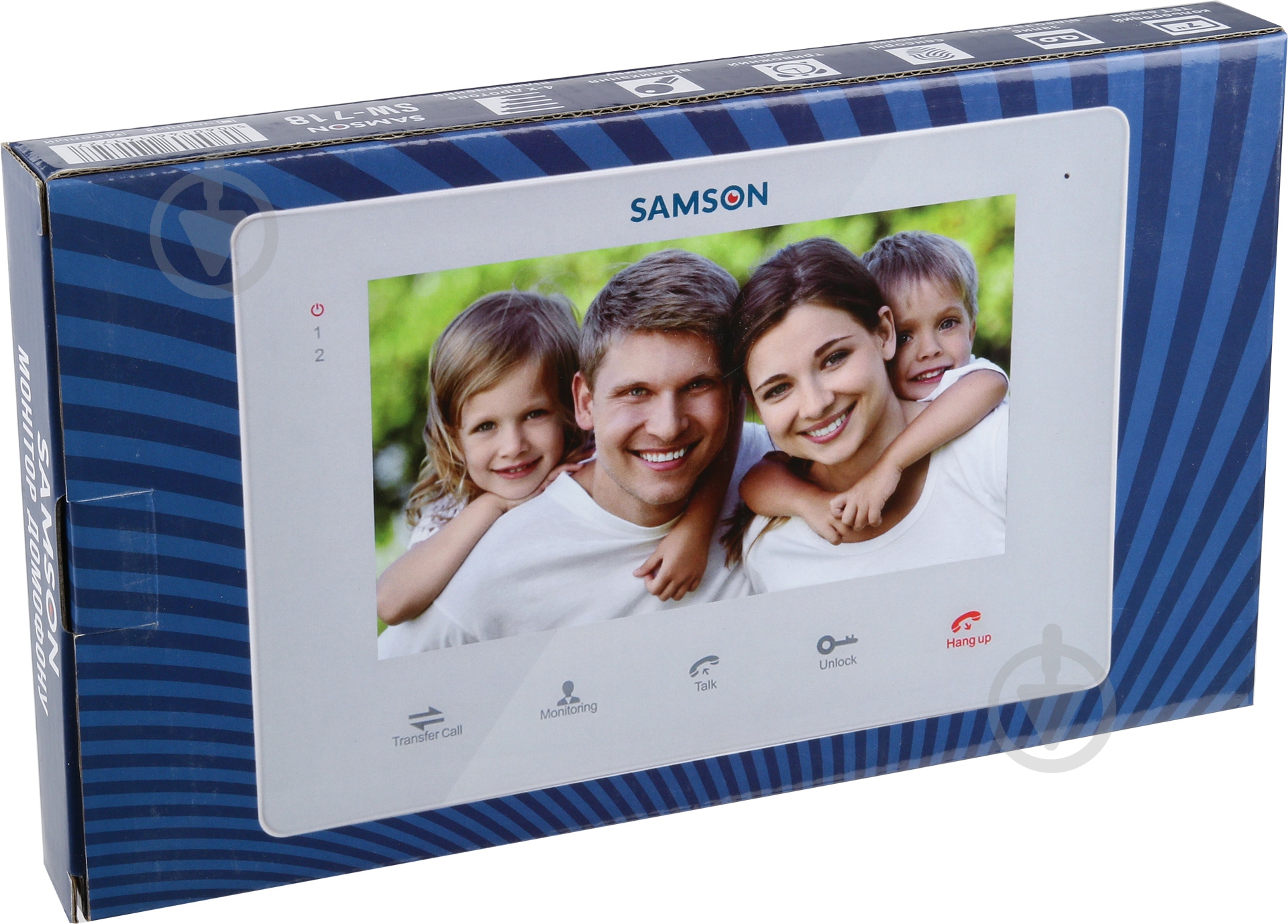 Видеодомофон Samson белый SW-718 - фото 7