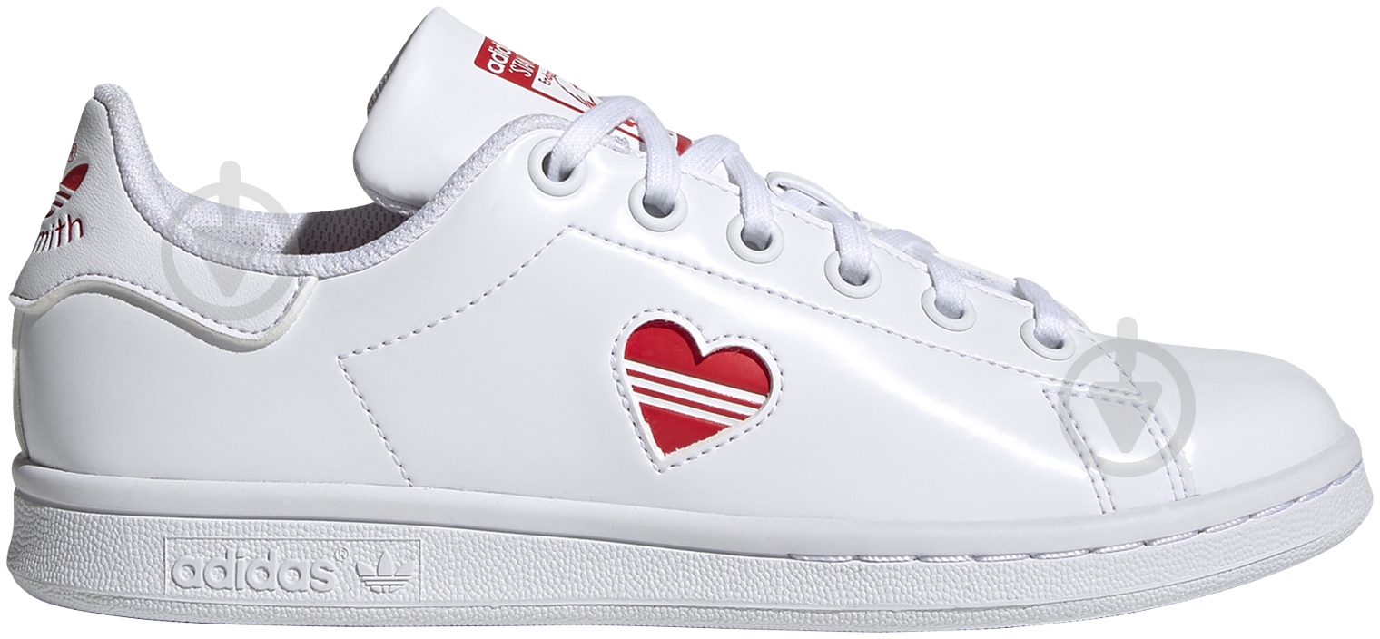 Кросівки для дівчаток демісезонні Adidas STAN SMITH J FY4481 р.37 1/3 білі - фото 2 Кросівки для дівчаток демісезонні Adidas STAN SMITH J FY4481 р.37 1/3 білі - фото 2