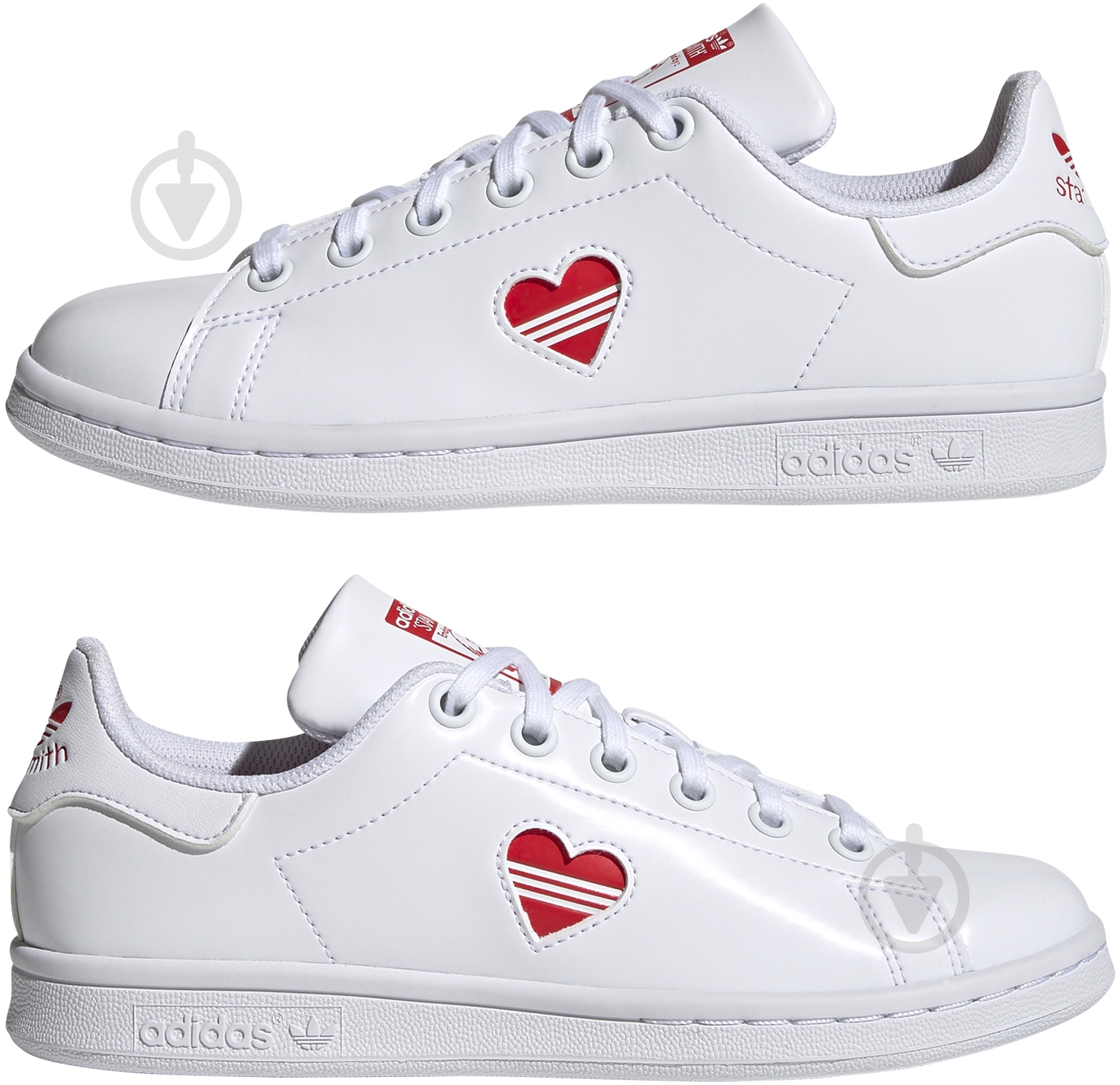 Кросівки для дівчаток демісезонні Adidas STAN SMITH J FY4481 р.37 1/3 білі - фото 5 Кросівки для дівчаток демісезонні Adidas STAN SMITH J FY4481 р.37 1/3 білі - фото 5