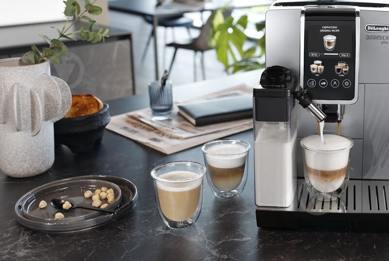 Кофемашина Delonghi ECAM380.85.SB Dinamica Plus - фото 11