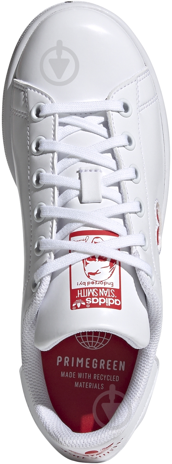 Кроссовки для девочек демисезонные Adidas STAN SMITH J FY4481 р.38 белые - фото 7