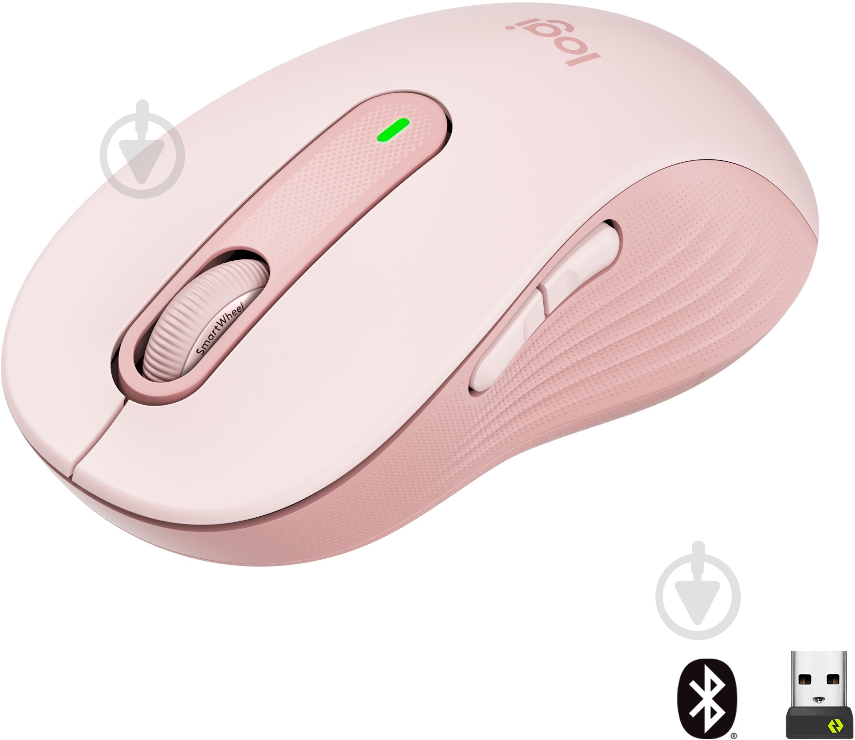 Мышь Logitech Signature M650 L Wireless Mouse rose (910-006237) pink (910-006237) - фото 1
