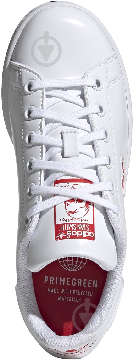 Кросівки для дівчаток демісезонні Adidas STAN SMITH J FY4481 р.39 1/3 білі - фото 7