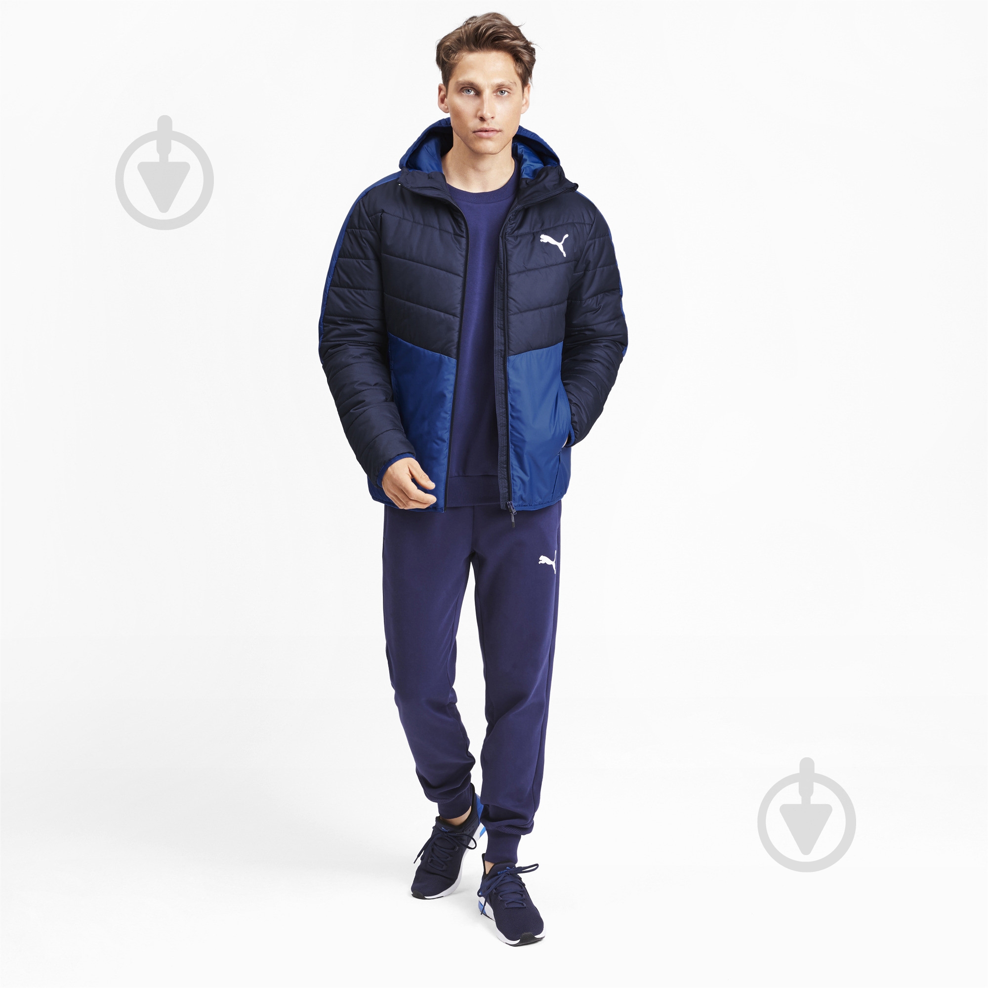 Куртка мужская демисезонная Puma WarmCELL Padded Jacket 58000939 р.M синяя - фото 5