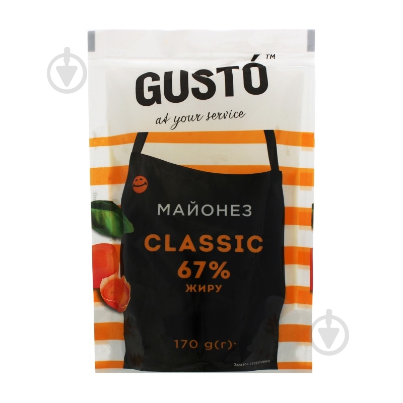 Майонез Gusto Classic 67% 170 г - фото 1