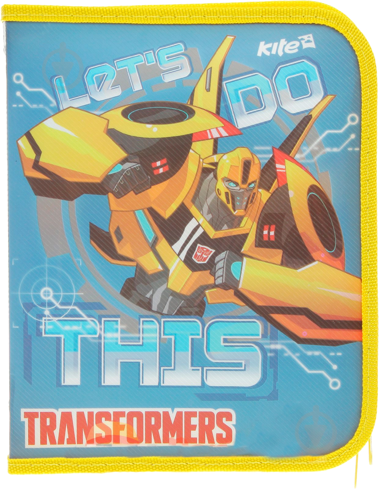 Папка с zip-замком В5 "Transformers" KITE - фото 1 Папка с zip-замком В5 "Transformers" KITE - фото 1