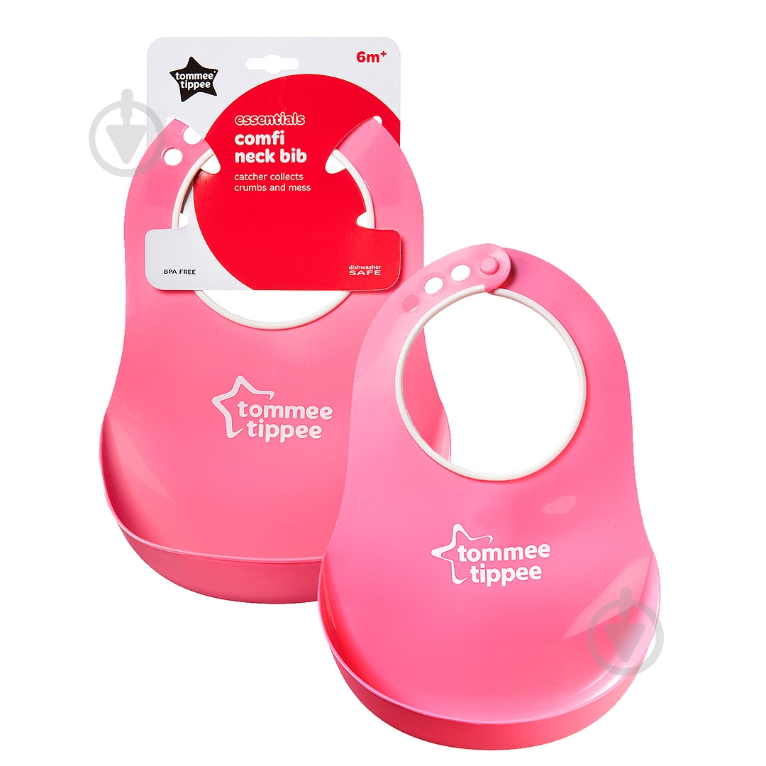 Набор нагрудников Tommee Tippee Comfi neck bib разноцветный - фото 6