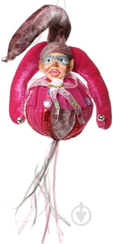 Подвеска Шут на шаре 15 см - фото 1