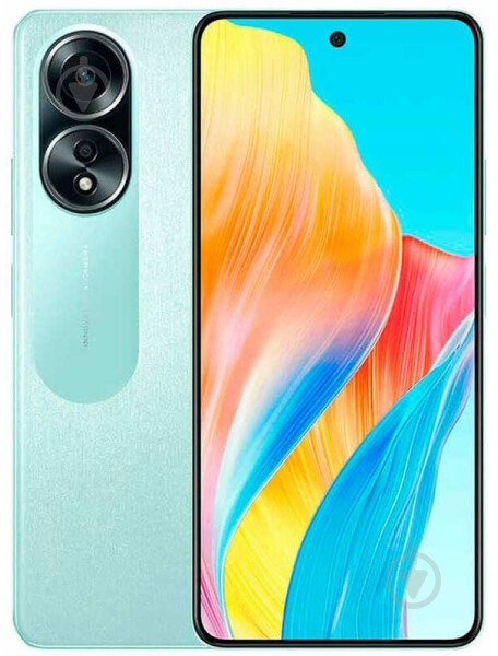 Смартфон OPPO A58 8/128GB dazzling green (CPH2577) - фото 1 Смартфон OPPO A58 8/128GB dazzling green (CPH2577) - фото 1
