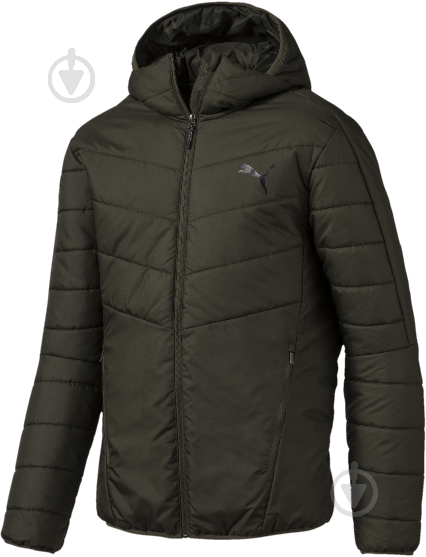 Куртка мужская демисезонная Puma WarmCELL Padded Jacket 58000970 р.XL зеленая - фото 2
