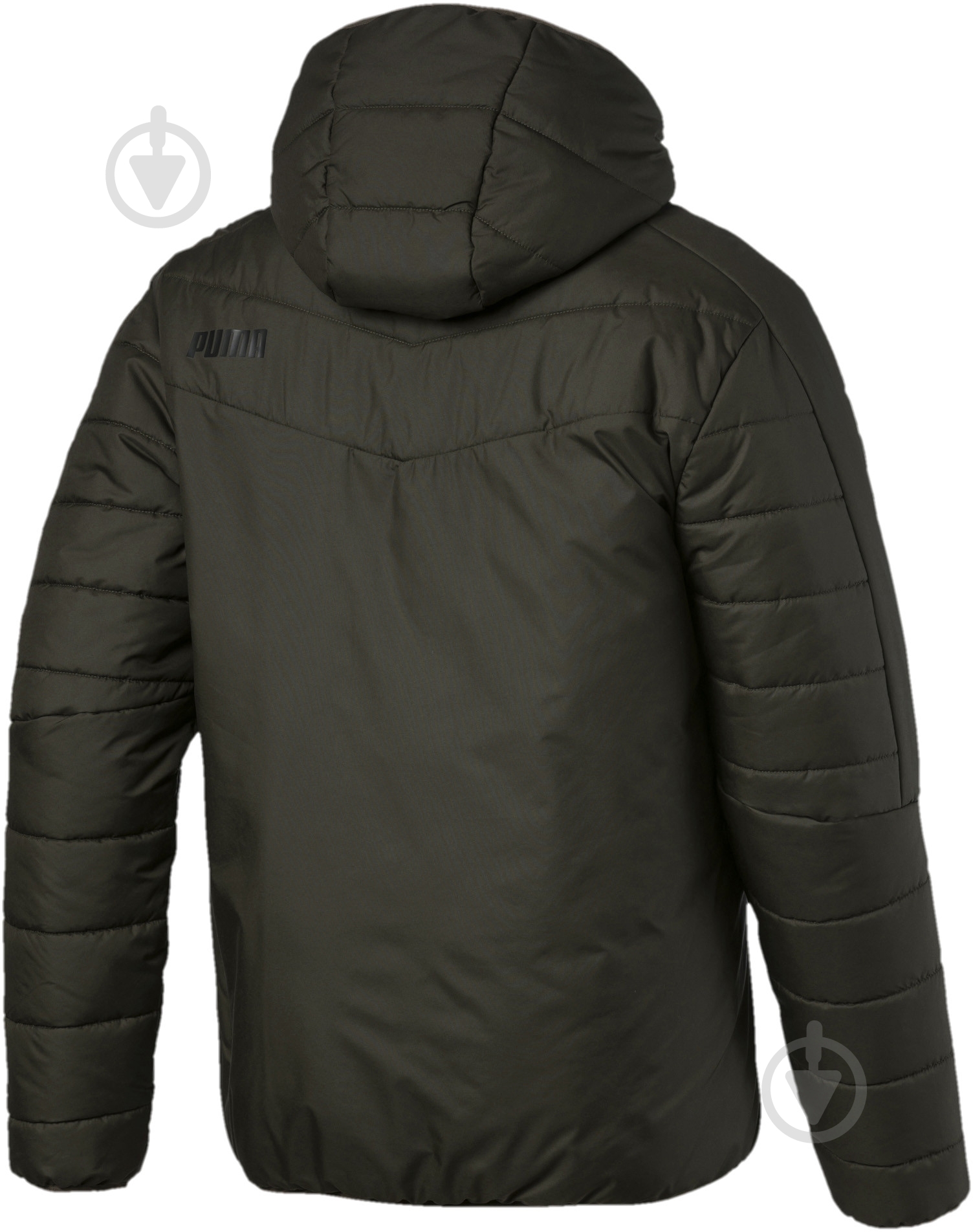 Куртка мужская демисезонная Puma WarmCELL Padded Jacket 58000970 р.XL зеленая - фото 3