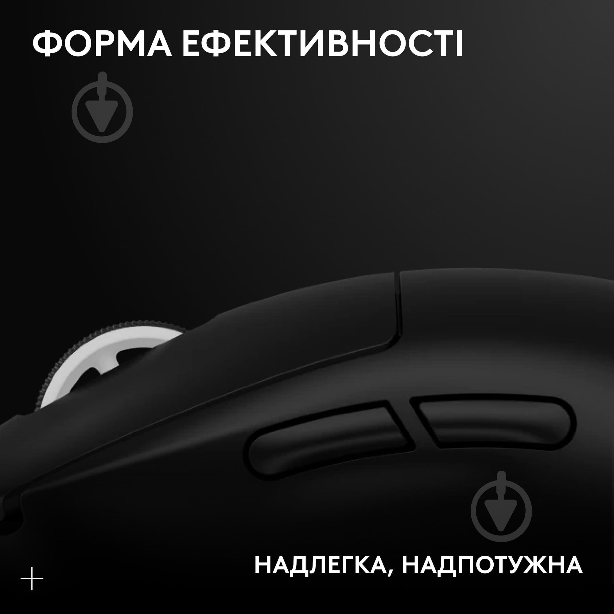 Мышь Logitech G Pro X Superlight 2 Lightspeed black (910-006630) - фото 2 Мышь Logitech G Pro X Superlight 2 Lightspeed black (910-006630) - фото 2