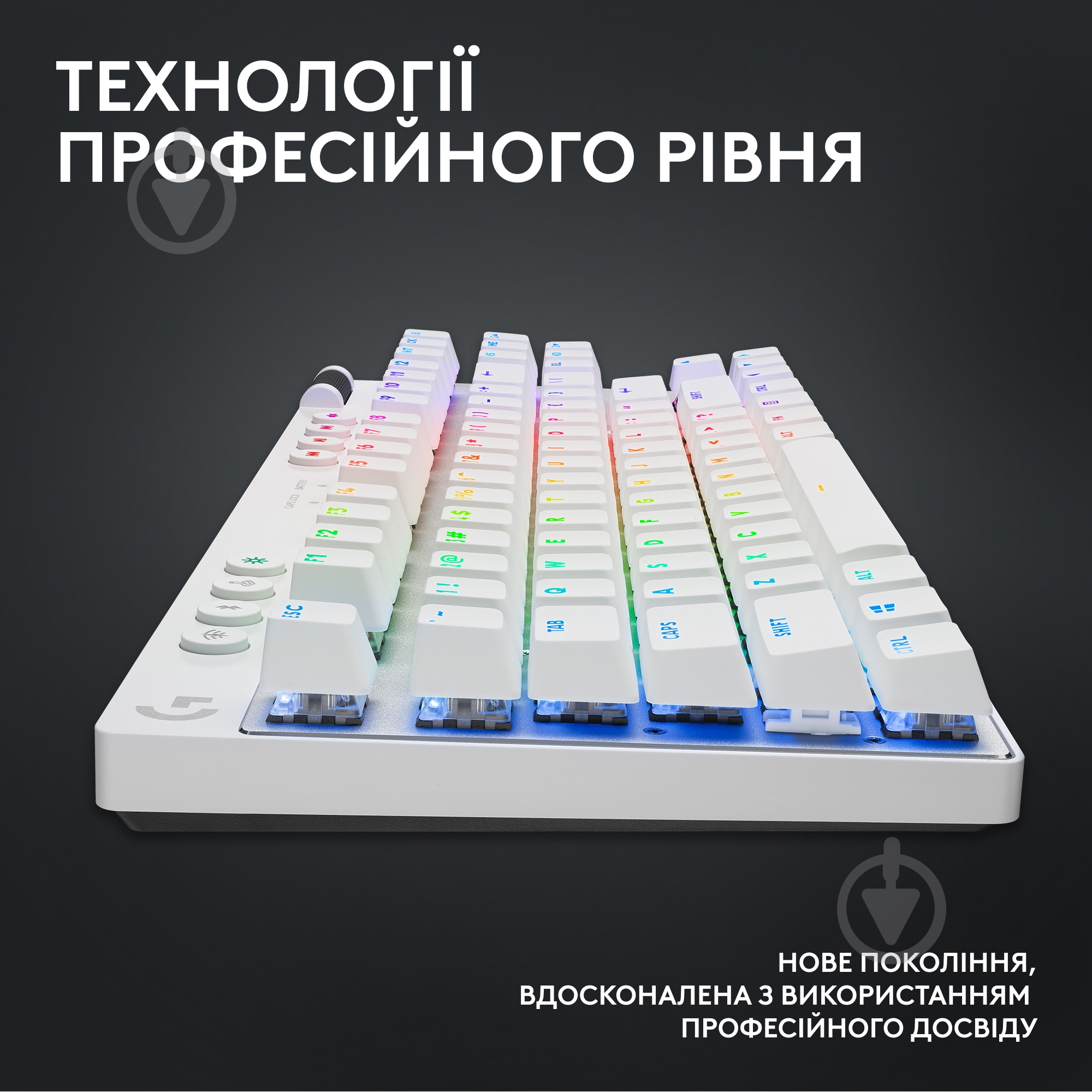 Клавиатура игровая Logitech G PRO X TKL Lightspeed Gaming (L920-012148) white - фото 9 Клавиатура игровая Logitech G PRO X TKL Lightspeed Gaming (L920-012148) white - фото 9