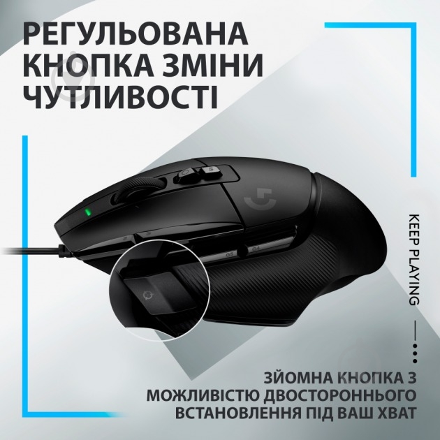Мышь Logitech G502 X Gaming Mouse black (991-000489) - фото 9