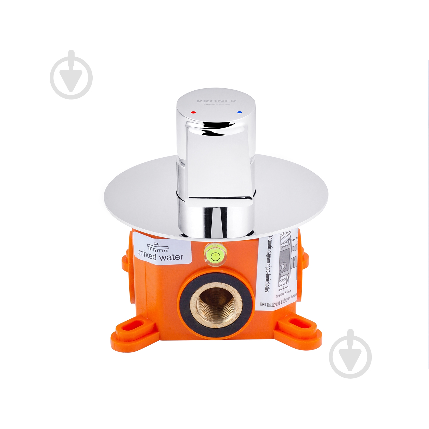 Смеситель для душа Kroner KRP Basis - C080 - фото 3 Смеситель для душа Kroner KRP Basis - C080 - фото 3