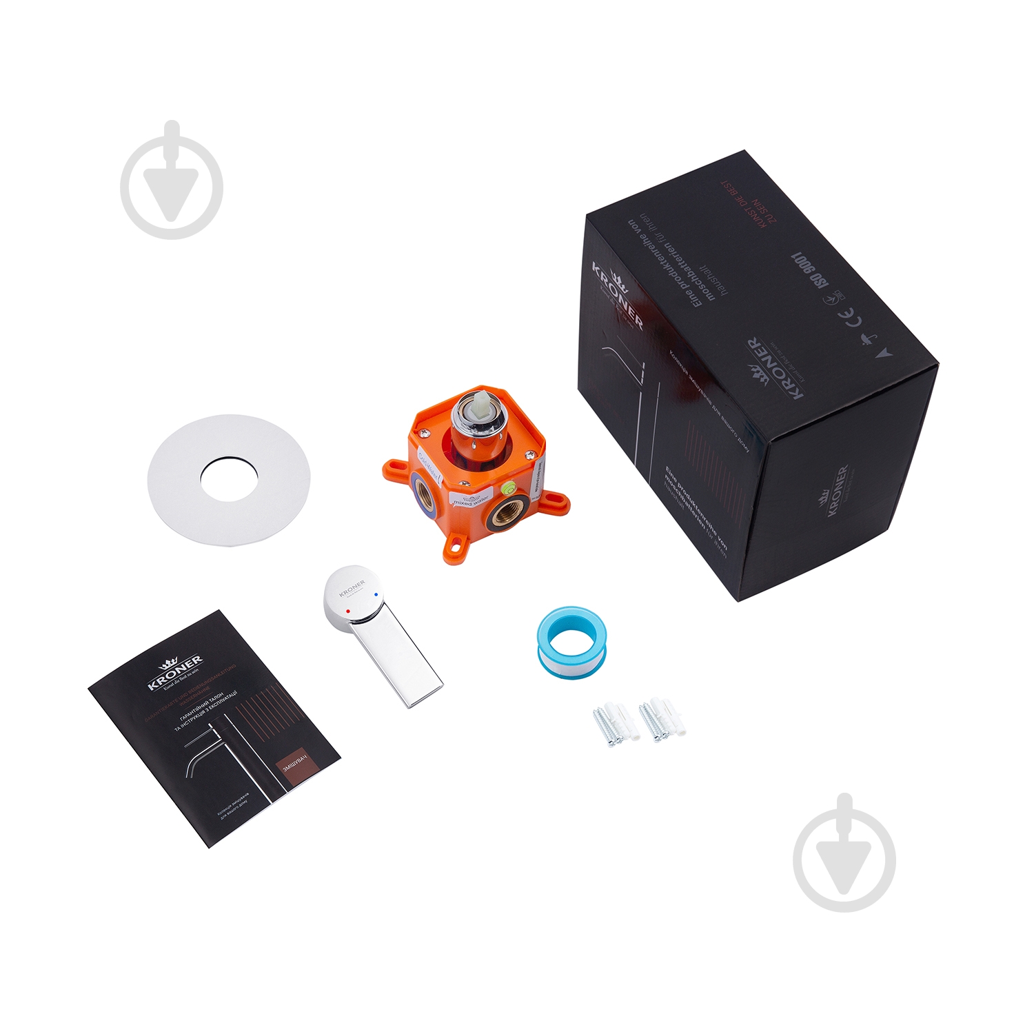 Смеситель для душа Kroner KRP Basis - C080 - фото 7 Смеситель для душа Kroner KRP Basis - C080 - фото 7