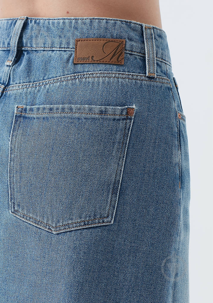 Юбка Mavi LINDSAY Shaded Indigo Denim 130560-28088 р. L синий - фото 6 Юбка Mavi LINDSAY Shaded Indigo Denim 130560-28088 р. L синий - фото 6