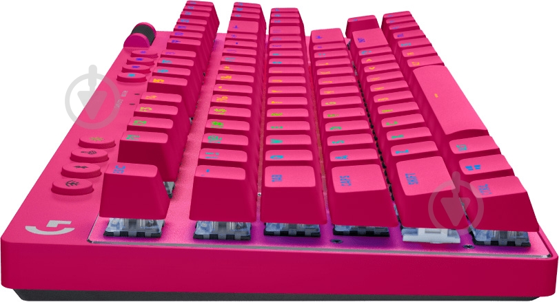Клавиатура игровая Logitech G PRO X TKL Lightspeed Gaming (L920-012159) magenta - фото 2