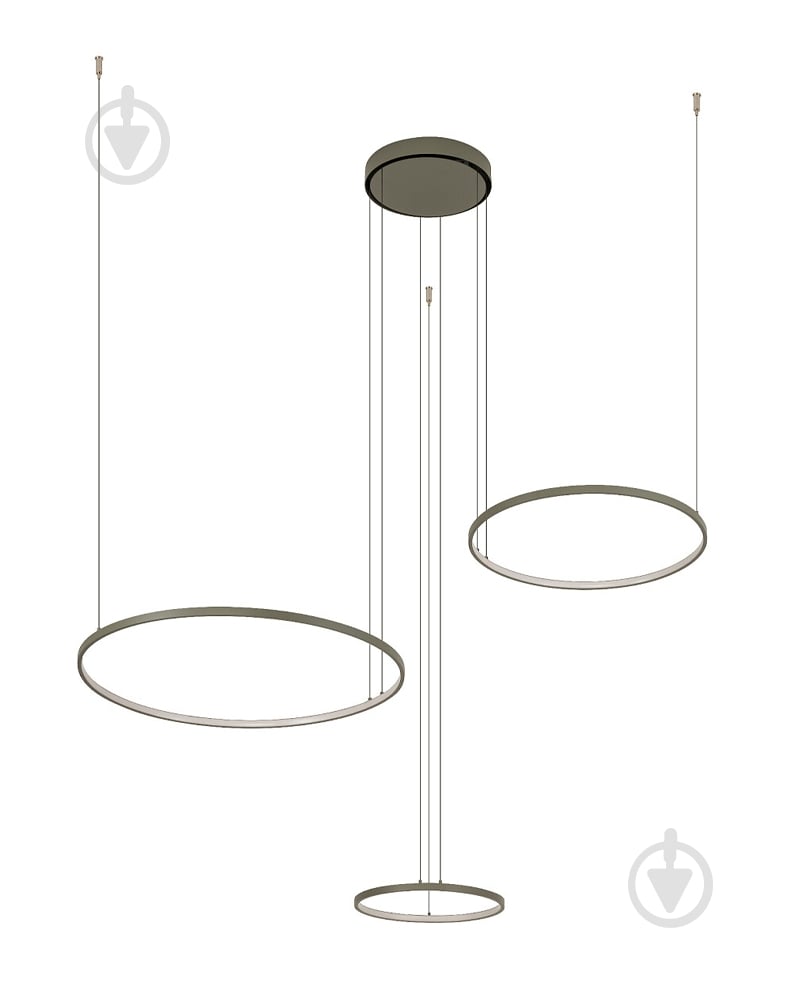 Люстра Nowodvorski Circolo 3x45 Вт LED-модуль оливковый 11398 - фото 3 Люстра Nowodvorski Circolo 3x45 Вт LED-модуль оливковый 11398 - фото 3