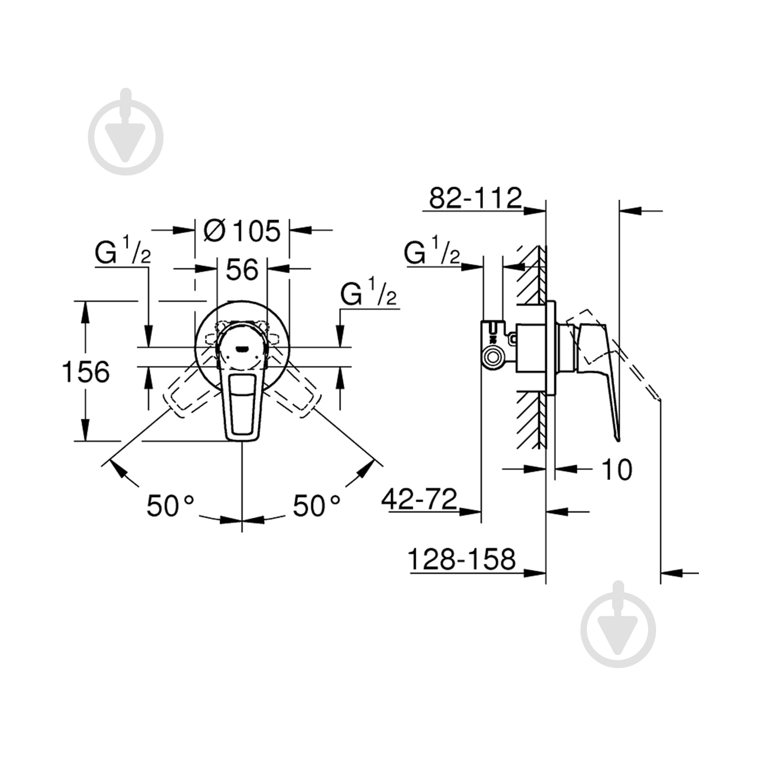 Змішувач для душу Grohe BauLoop New 29042001 - фото 2