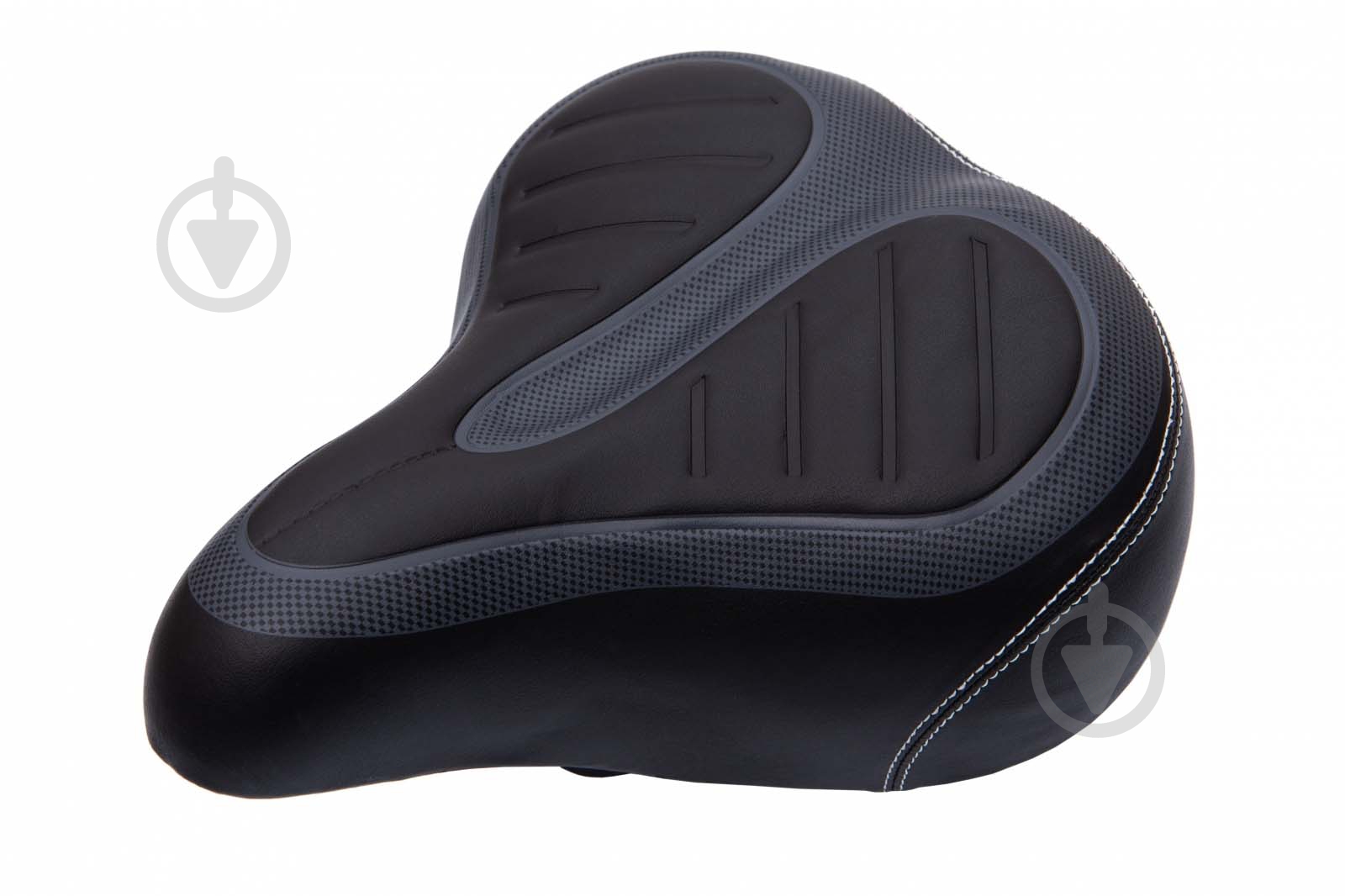 Седло для велосипеда 5571 255x220 мм черный (SAD-576) - фото 1 Седло для велосипеда 5571 255x220 мм черный (SAD-576) - фото 1