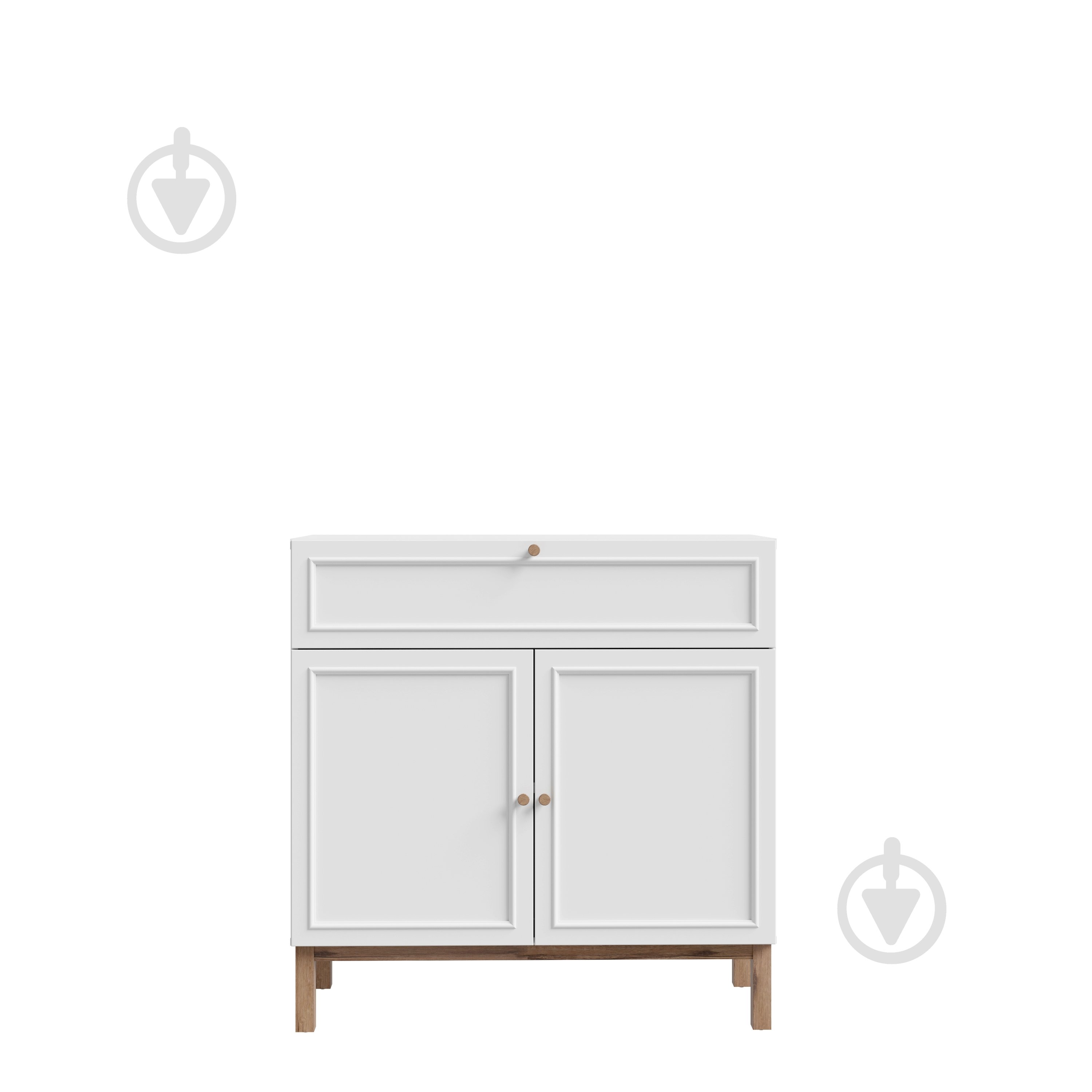 Комод Forte Meble Penkridge 2d1s 999x1014x417 мм дуб глиняний/світло-сірий - фото 2 Комод Forte Meble Penkridge 2d1s 999x1014x417 мм дуб глиняний/світло-сірий - фото 2